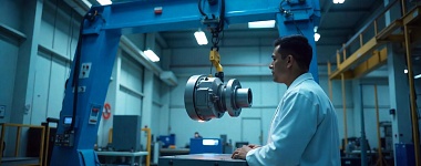 Краны консольные на колонне