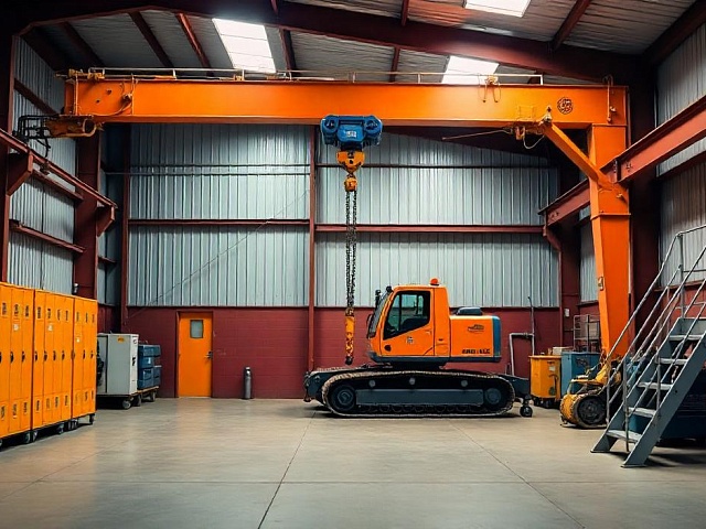 Кран консольный на колонне с углом поворота стрелы 270 гр. и ручным приводом ККР2